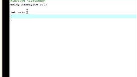 C++ 01 - Hello World Tutorial
