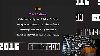 SAINTCON 2016 - Jon Jarvis - Someone created a super secret UtahSAINT subreddit