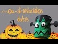 Manualidades para halloween:Mounstriestuchitos dulces  !! DIY