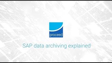 SAP data archiving explained