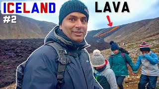 Onceinalifetime: ICELAND Volcano Trek and cooking on lava with kids