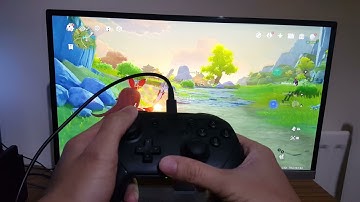 GYRO AIMING in Genshin Impact using the Nintendo Switch Pro Controller
