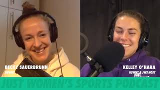 Becky Sauerbrunn's Historic Soccer Career | Just Women's Sports Podcast