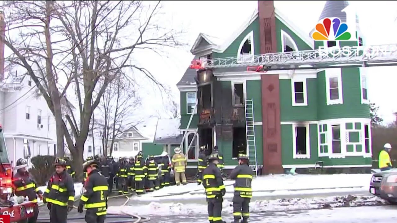 Person rescued from house fire in Lawrence - YouTube