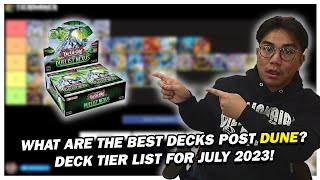 WHAT ARE THE BEST DECKS POST DUELIST NEXUS? JULY 2023 DECK TIER LIST!