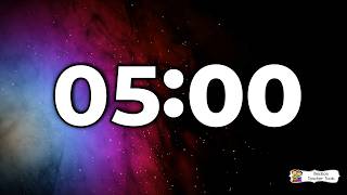 5 Minute Timer ⏱️ | No Music | Mesmerizing Stars 🚀✨🪐 | Bledsoe Teacher Tools