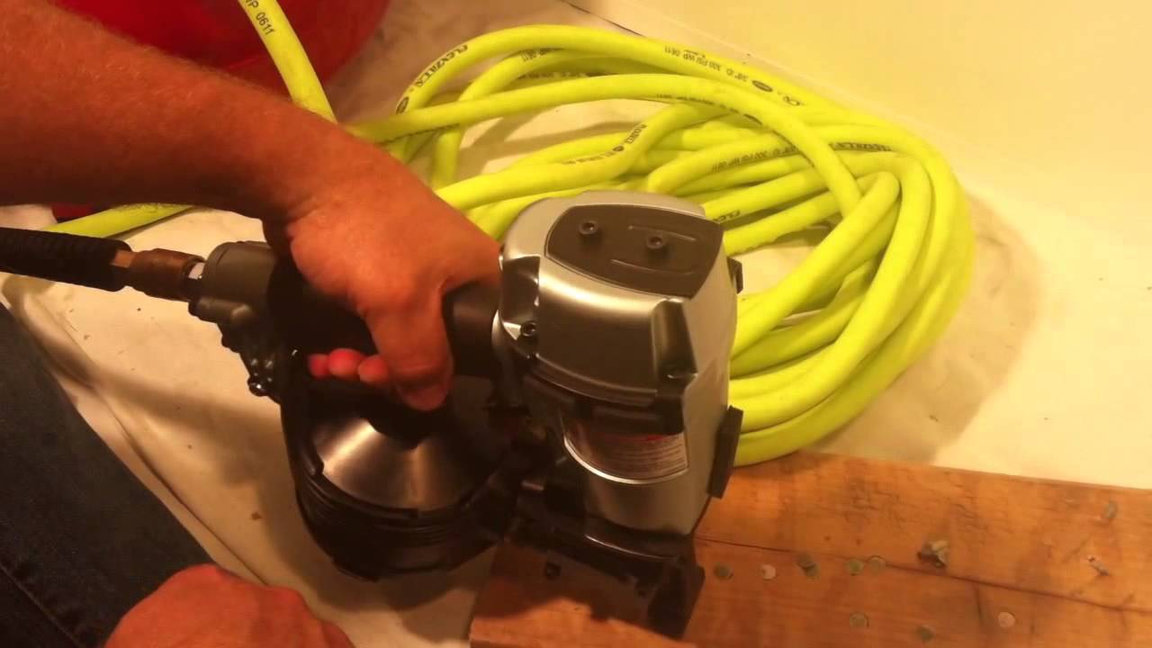 Hitachi Roofing Nailer 45AB2 Discussion YouTube