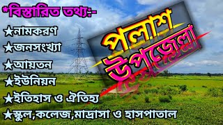 এক নজরে পলাশ উপজেলার বিস্তারিত তথ্য || নরসিংদী জেলার অন্তর্ভুক্ত পলাশ উপজেলা || Palash upazila.
