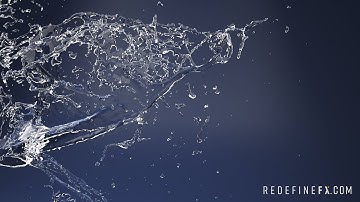 Water Splash Slow Motion / Phoenix FD / Vray (VFX Course Out Now) by #RedefineFX