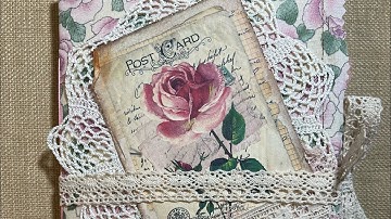 Altered File Folder Junk Journal flip through-(SOLD) Thank You!