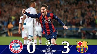 Barcelona vs Bayern Munich 3-0 [semi final U.C.L 2015] Extended Goals & Highlights