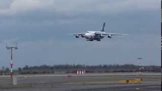 AN-124 Ruslan, landing at LKPR - 02.13