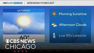 Lots of sunshine on Saturday in Chicago, even warmer on Sunday