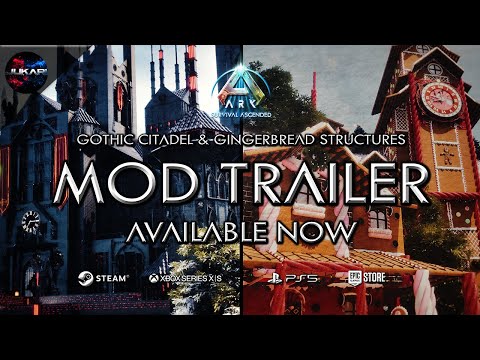 ARK: Survival Ascended | Gothic Citadel & Gingerbread Structures | Mod Trailer