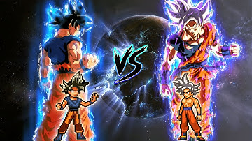 Goku UI OP(New) VS Goku MUI OP in Jump Force Mugen