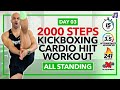 15 MIN KILLER Cardio Kickboxing HIIT Workout | 2000 Steps Cardio - Day 3