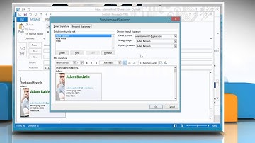 How to stop including Signature automatically in Microsoft® Outlook 2013 on a Windows® 8.1 PC