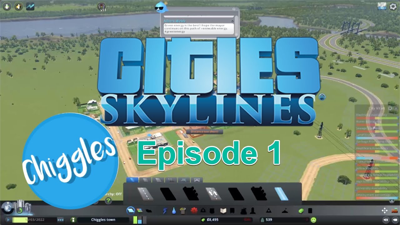 Cities Skylines - Episode 1 - STARTING MY NEW CITY! - YouTube