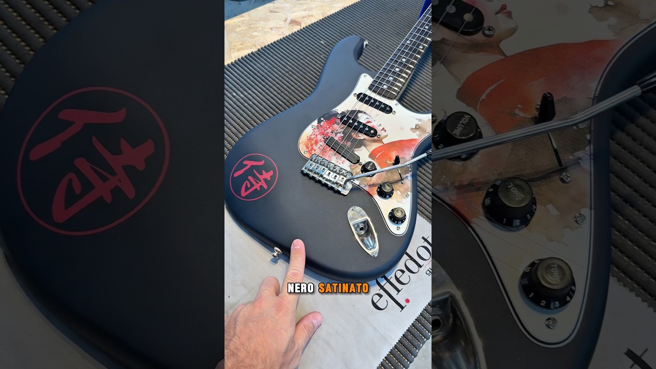 Squier japan 1982. Repaint… #chitarra #fender #squier #custom