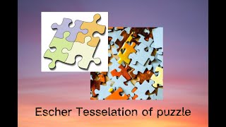 MTES3223 Geometry Task 2 - Escher Tessellation