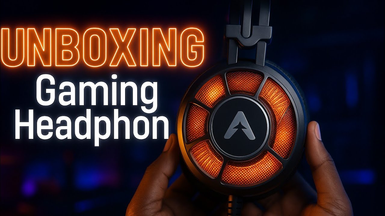 UNBOXING Adcome Gaming Headphones 🎮 With LED Lights + USB Deep Bass  🔥