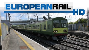 Iarnród Éireann Irish Rail DART 8500 / 8520 EMU 8501 + 8536 calls at Howth Junction