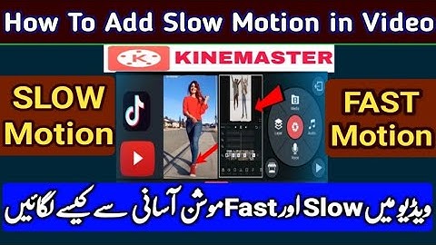 How To Make Slow Motion Video By Using Kinemaster App in Mobile Free|Speed Control Option App Mobile