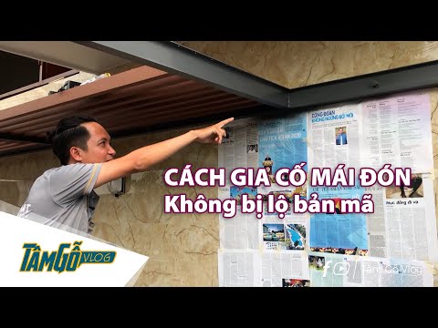 Video Hướng dẫn thi công mái lam gỗ che nắng lợp tấm... - youtube