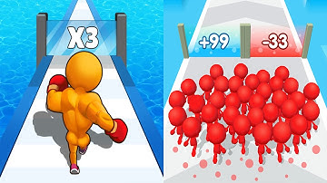 Count Masters VS Level Up Runner - All Levels Gameplay Android,ios (Part 23)