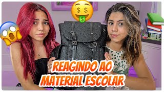 REAGINDO AO MATERIAL ESCOLAR DA MINHA AMIGA @BellaHanuc - ENTÃO ROBERTA FAMILY