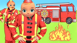 Firefighter Kid saves the City from Fire I Fire Drill I Toy City I Fire Trucks Rescue Team