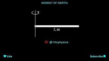 Moment of Inertia of a linear rod about one of its end
