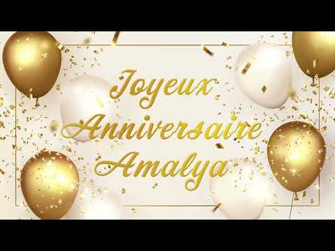 Joyeux anniversaire Amalya !