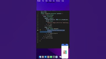 İmages Widget I Network Image with Error Handling #coding #flutter #customdesign