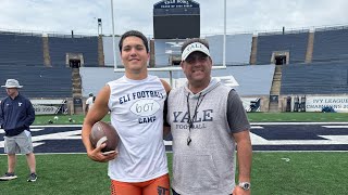 Jaden Hedges - Yale Football Camp