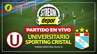 UNIVERSITARIO VS. SPORTING CRISTAL EN VIVO 🔴 LIGA 1 2024 - TORNEO APERTURA