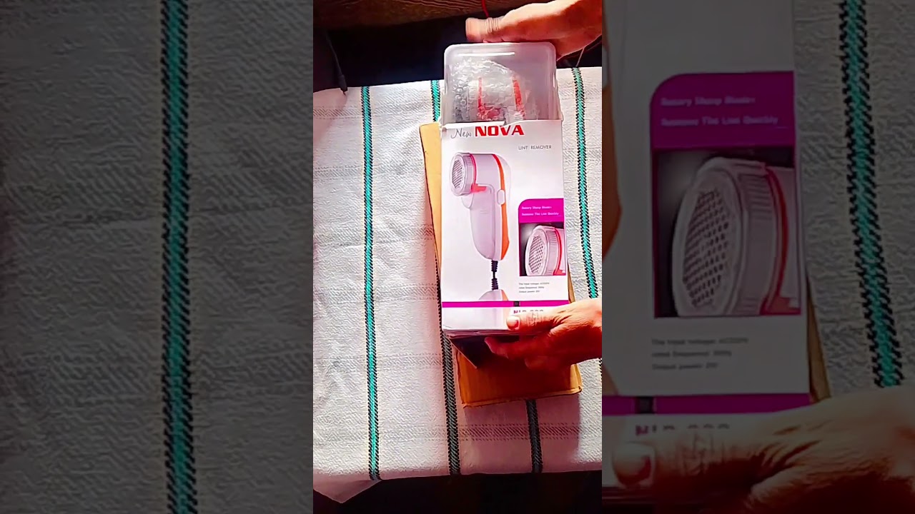 Lint remover machine 