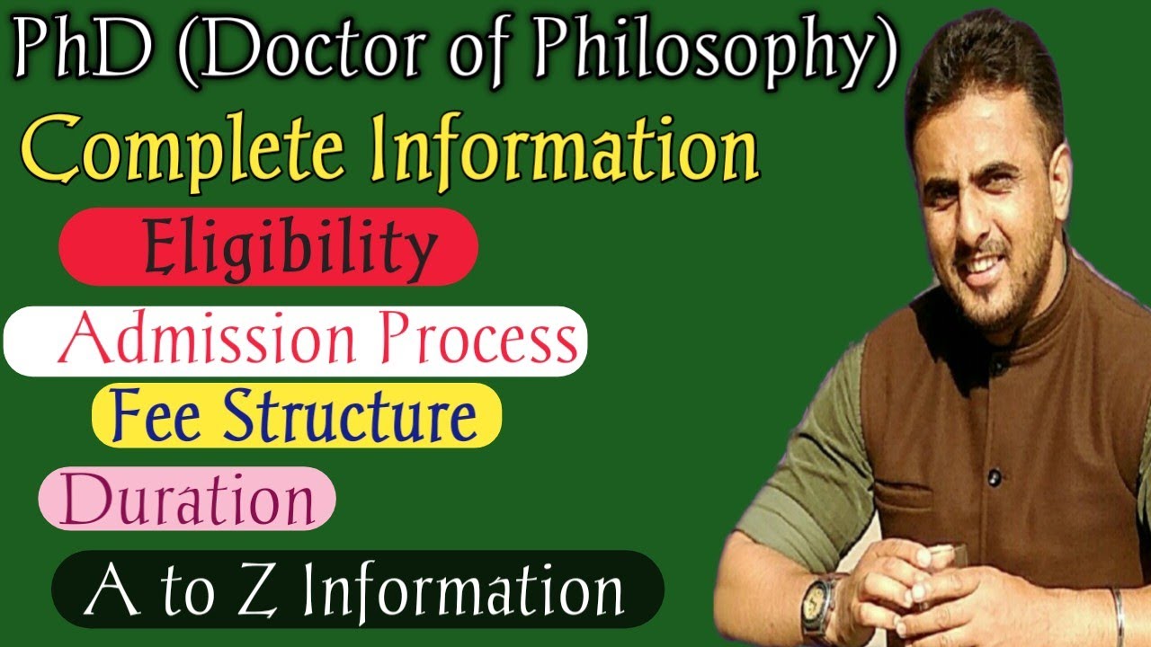 PhD Course detail information | phd में Admission कैसे होती है  | phd Degree Complete information |