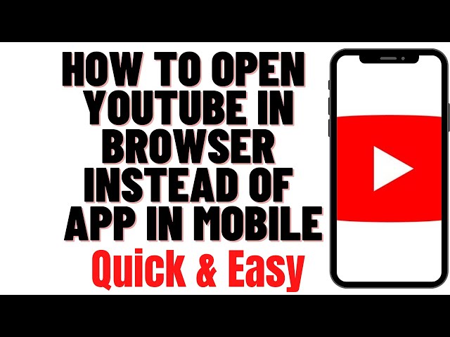 HOW TO OPEN  IN BROWSER INSTEAD OF APP IN MOBILE 