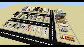 МАШИНЫ в Майнкрафт - 35 МАШИН В MINECRAFT (КАРТА) Без модов