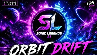 Orbit Drift π | Official AI EDM Music Visualizer | Electronic Dance Music