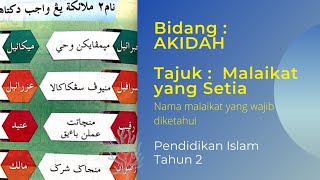Pendidikan Islam Tahun 2 : AKIDAH : Malaikat yang Setia