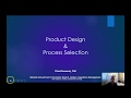 Product Design and Process Selection