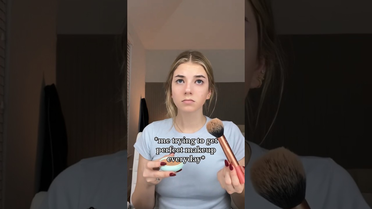 Pre shower makeup hits different🤭