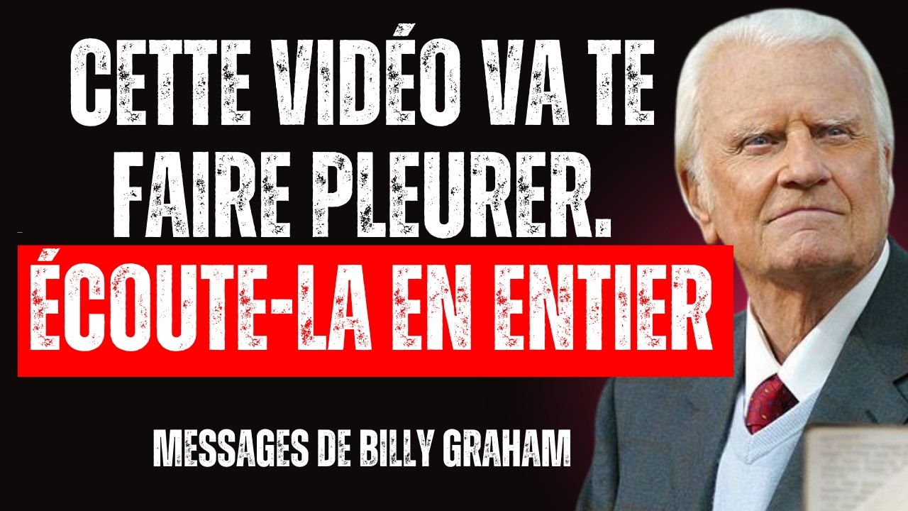 Ce message de Dieu va te faire pleurer. Il te dit - ce qui te manque te sera donné en abondance