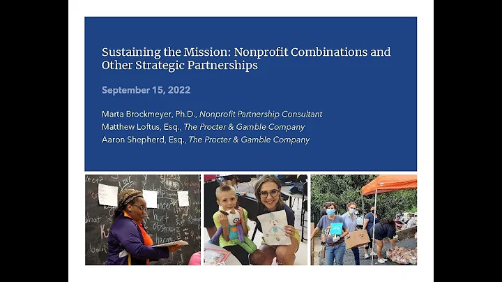 2022 Sustaining the Mission: Nonprofit Combination...