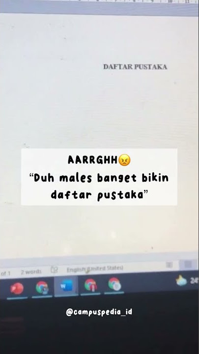 Cara Buat Daftar Pustaka Tanpa Ribet