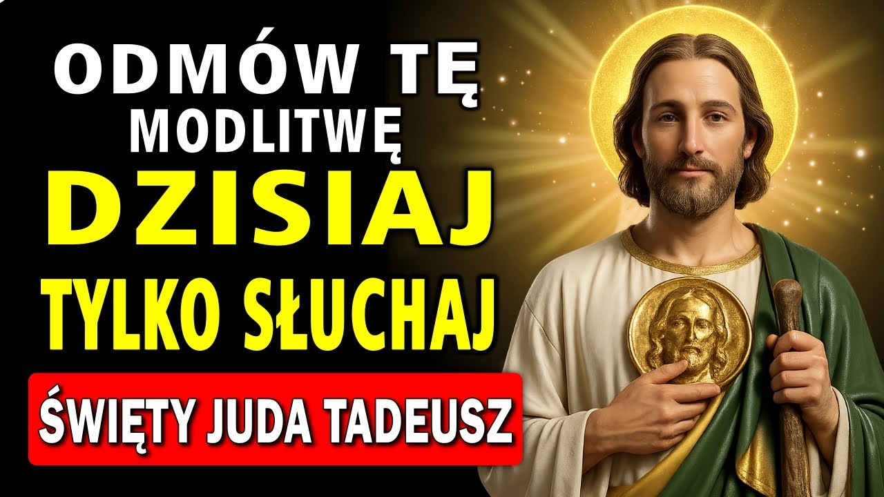 ✝️ŚWIĘTY JUDA TADEUSZ – MODLITWA O CUD W SPRAWACH TRUDNYCH, NIEMOŻLIWYCH I PILNYCH