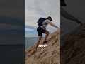 It’s impossible to get off this beach