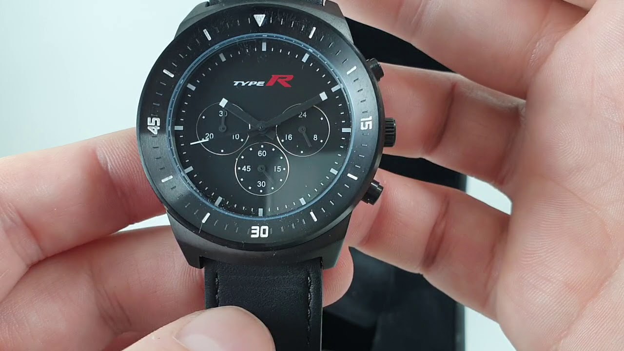 ホンダ　Born to Race　腕時計 Rebel Starfighter Black Dial Leather Strap CA0870-43W | CITIZEN